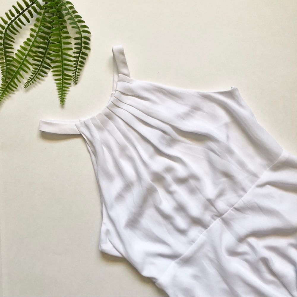 ***SOLD***Express White Skater Dress - Picture 2 of 3